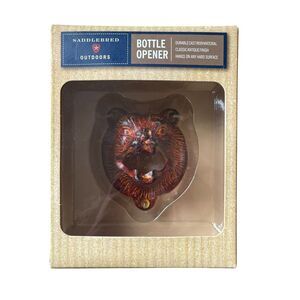 Bear Head Beer Bottle Opener Wall Mounted Hanging‎ Cast Iron Antique Finish